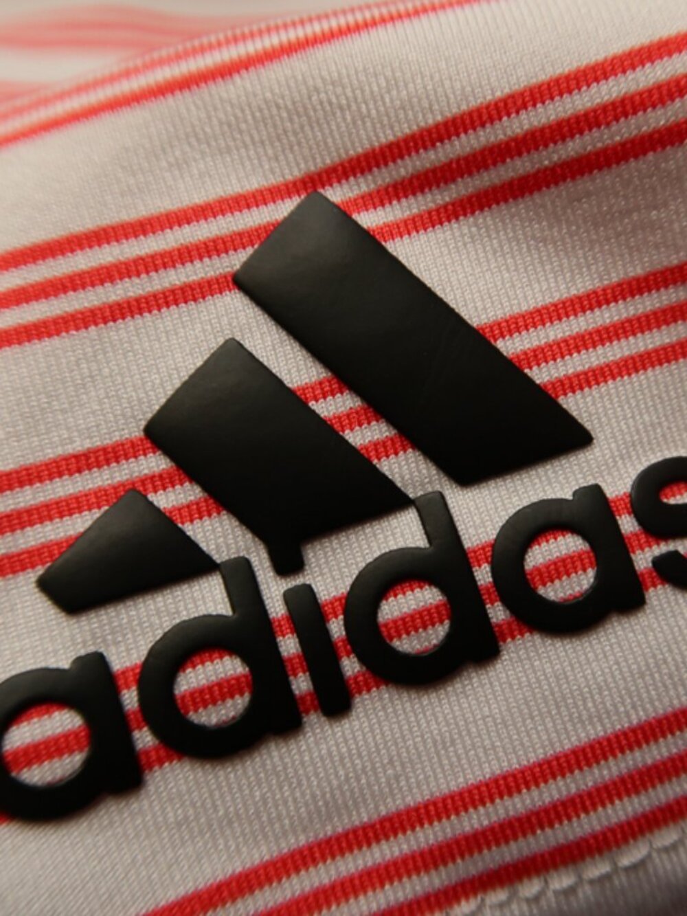 Adidas Red 3 Stripe Performance Polo (M) Flawless!! ⛳️